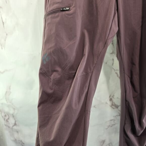 Black Diamond Pants Womens XS Purple Gray Climbing Alpine Light Fig Stretchy - Picture 10 of 12